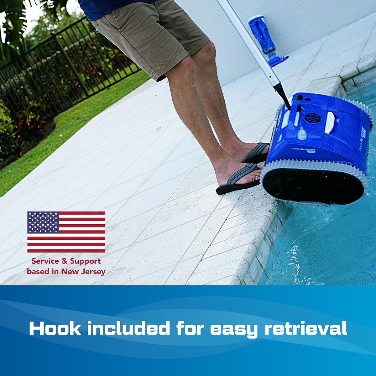 CX-300 Cordless Pool Robot Vacuum with Smart Navigation
