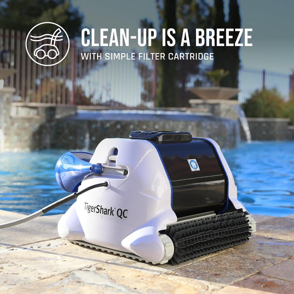 Hayward Tigershark QC Robotic Pool Cleaner, Automatic Pool Vacuum Robot