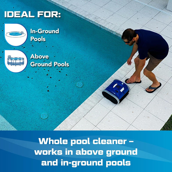 CX-300 Cordless Pool Robot Vacuum with Smart Navigation