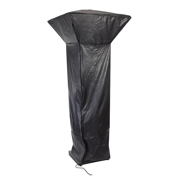 Full-Length Outdoor Vinyl Cover for Fire Sense Gas Patio Heaters with Square Reflectors